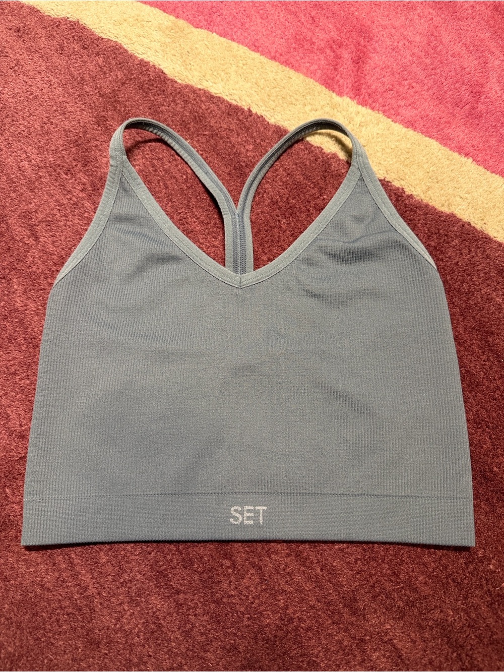 SET Active Sculptflex Ribbed V Bra Size S